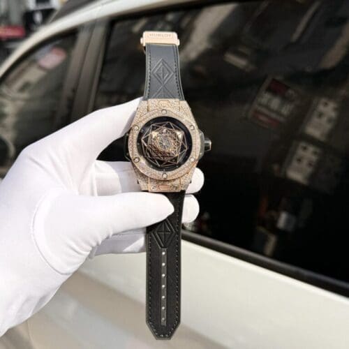 Hublot Big Bang Sang Bleu King Gold Diamond 44mm